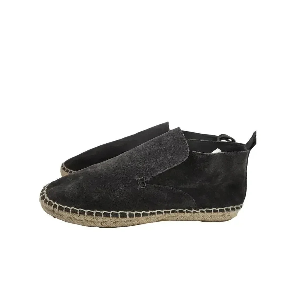 Vince Ronan Grey Suede Slip On Shoes Size 8